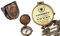 Brass Nautical - Kompass aus Messing mit Gravur Commit Your Way to The Lord, mit inspirierendem Schriftvers, Geschenk zur Taufe, Konfirmation, Kommunion (Psalm 37:3)