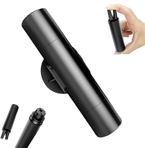 Xisfriean 2-in-1 Portable Mini Car Window Breaker Escape Tool Seatbelt Cutter Mini Glass Breaker Hammer with Holder for Land or Underwater Emergency Life-Saving