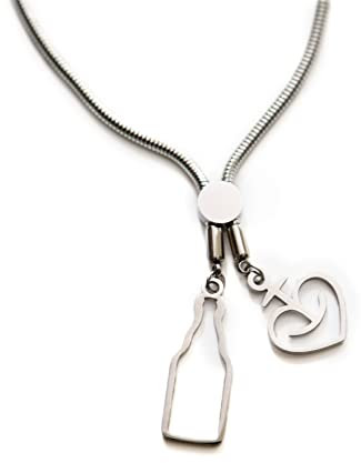 ASTRA Knolle Damen Y-Halskette Y-Necklace Edelstahl, Geschenk-Idee aus St. Pauli