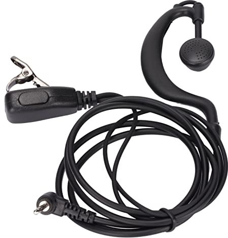 Annadue Walkie Talkie Auricolare con Microfono, 1 Pin 3.5mm Auricolare per TLKR T80 T60 T5 T7 T3 T4 Walkie Talkie Radio Bidirezionale