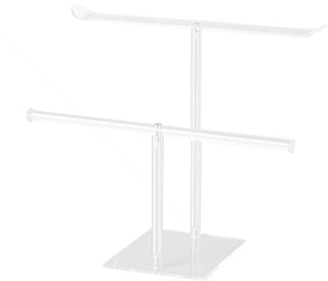 LOSOO Acryl Schmuck Ständer Transparent Haarreif Ständer Halter Organizer Für Haarnadel, Schmuck, Uhren, Ketten, Armbänder, Haarreifen Ständer