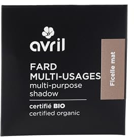 Avril - Mehrzweck-Lidschatten, organisch, weich und seidig, für Augenbrauen, Wangen, Gesicht – Vegan, zertifiziert Bio Ecocert – hergestellt in Frankreich – Nachfüllpack 2,5 g