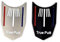 True Putt Golf Ball marker with golf alignment lines. Golf Ball Markers for Putting Green, 2 pack black and silver