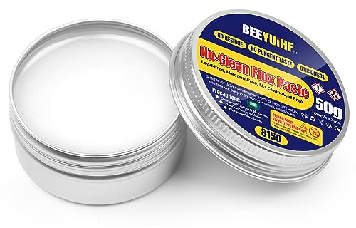 BEEYUIHF Paste per saldatura,Flussanti e paste per saldatura,senza piombo flussante saldatura,elevata purezza colofonia flussanti,per la saldatura (1.76oz/50g)