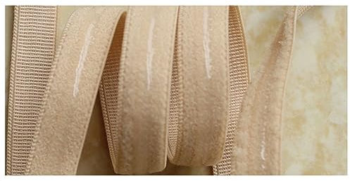 PWHUYJLEY 5M 20mm Breite Rutschfestes Non-Slip Silikon Gummiband zum Nähen Schultergurten Kleidungsstücken (Hautfarbe)