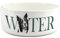 Border Collie Gamelle pour animal domestique – Grand bol d'eau en céramique pour chien de ferme – Gamelle d'eau blanche pour chiens