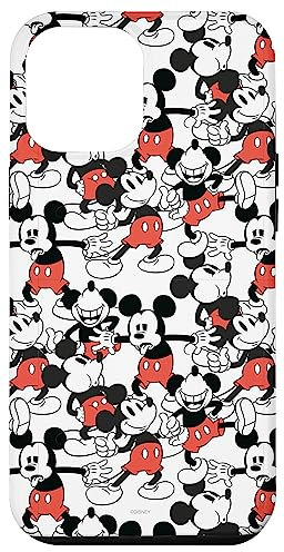 iPhone 12 Pro Max Disney Mickey Mouse Expressions Print Case