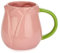 Balvi Mug Tulip Couleur Rose Tasse en Forme de Tulipe Céramique 400 ML