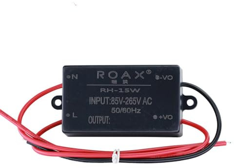 AC/DC a DC Convertidor de potencia, AC 85-220V a DC 5V 6V 9V 12V 15V 24V 36V Mini Step Down Adaptador Módulo, 15W de alta eficiencia de conmutación de potencia Buck Regulador de voltaje (36V)
