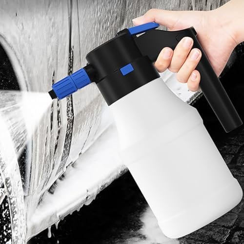 Sonhomay Car Washer Foam Sprayer 2L Electric Spray Bottle Automatic Plant Mister for Car Washing Household Cleaning Garden Watering