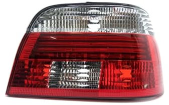 Auto Rücklicht Auto Rücklicht Heckstoßstange Service Bremse Blinker Für Signal Rückfahr Rücklicht Montage Für BMW 5 Series E39 1998-2003 Rückleuchte(Red-White Right)