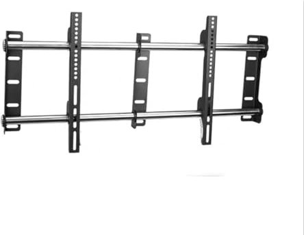 Soporte de pared de acero inoxidable para TV de 55 y 75 pulgadas de pantalla plana LCD de perfil bajo, soporte universal fijo para monitor de TV