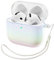 ORNARTO für AirPods 4 Hülle 2024 mit glitzerndem Farbverlauf, halb-transparente AirPods 4 Case mit Lanyard, Schutzhülle AirPods Hülle Generation 4 - Farbverlauf