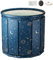 Vasca da Bagno Pieghevole Adulti, Vasca Idromassaggio Portatile per Adulti, Doccia Home Spa Vasca da Bagno, Vasche da Bagno Freestanding per Interno ed Esterno(Blue)