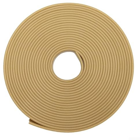 Sumsoctober Multifunktionaler U-förmiger Kantenstreifen, Kantenschutz, dickes und elastisches TPE, für Sperrholz, Marmor, Holz, Metall, einfache Anwendung (Beige)