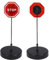 Ejoyous LED Parking Stop Sensor, Flashing LED Stop Sensor with Adjustable Stand Stop Sign Parking Aid for Garages Vehicle Backwards