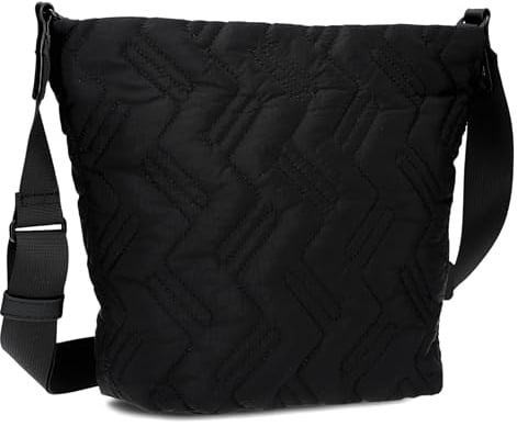 Zwei Damen Puffer Tasche Cleo CL90 gesteppte große Umhängetasche, Stepp-Schultertasche, ultraleicht, wasserabweisend, robust, abnehmbarer und verstellbarer Schultergurt