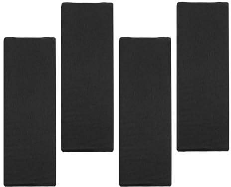 Garage Door Guards – 4 Stück Garage Wall Protector – Black Bumpers for Parking Car Wall – Foam Car Door Bumper – Self Adhesive Parking Safety Shield for Vehicle Truck Van Minivan Auto RV
