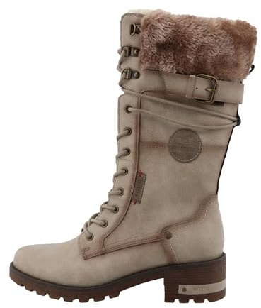 MUSTANG Women's Boots 15M0082003, White, 8 UK