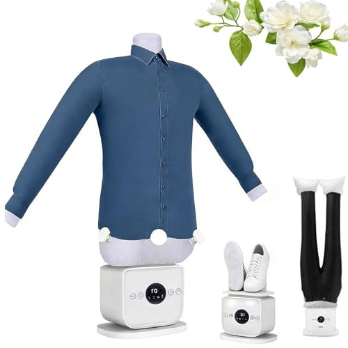 Sunseota Bügelpuppe–Hemdenbügler & Bügelmaschine für Hemden,Blusen,T-Shirts,Hosen – Bügelautomat mit 3-in-1 Bügeln & Trocknen Funktionen – effiziente Bügelhilfe Basic