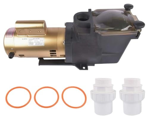 Pompe de piscine à vitesse unique, double tension 115/230V, Compatible avec les piscines creusées et les spas, remplacement pour W3SP2607X10
