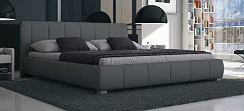 Sedex Bett Luna 180er PU grau