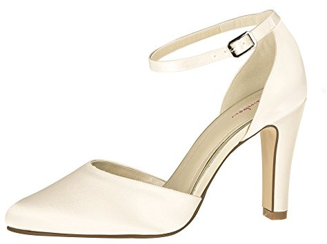 Rainbow Club Brautschuhe Dana - Ivory Satin - Pumps Damen