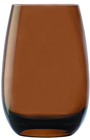 Stölzle Lausitz Wassergläser Elements Kids Braun 6er-Set 335 ml – Allroundgläser für Wasser, Saft & Cocktails – Trinkgläser aus hochwertigem Kristallglas – Spülmaschinengeeignet & stoßfest