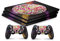 Skins4u Design Aufkleber Skin Schutzfolie passend für Playstation 4 PS4 Pro + 2 Controller Skins Rainbow Disco