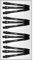 THOR-DARTS ®™ Aluminiumschäfte 47mm medium Dart Alu Shafts 3 Set = 9 Stück schwarz