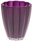 INNA-Glas Glasvase BEA, dunkellila, 17cm, Ø14cm - Deko Vase/Blumenvase