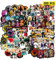 GTOTd Anime Mixed Sticker (200Pcs). Gifts Merch Anime Mixed Decoartions Birthday Party Supplies for Water Bottle Stickers Laptops Skateboards Teens