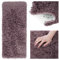 AmeliaHome Shaggy Teppich Hochflor 50x160 cm Kuschelteppich rutschfest rechteckig Karvag Traube