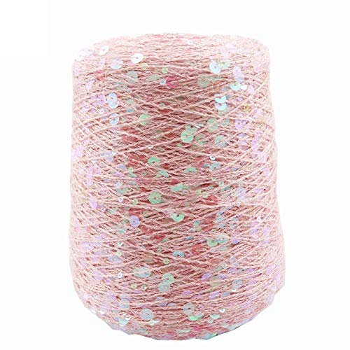 Handstrickgarne 50G / Ball / 140M Baumwollgarn 6 / 3Mm Spezielles Paillettengarn Bekleidungszubehör Puppenstrickgarn-23_2 Stücke