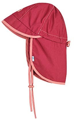 Finkid Rantali Rot - Wasserabweisender leichter Kinder Baumwoll Sommerhut, Größe S - Farbe Beet Red - Rose
