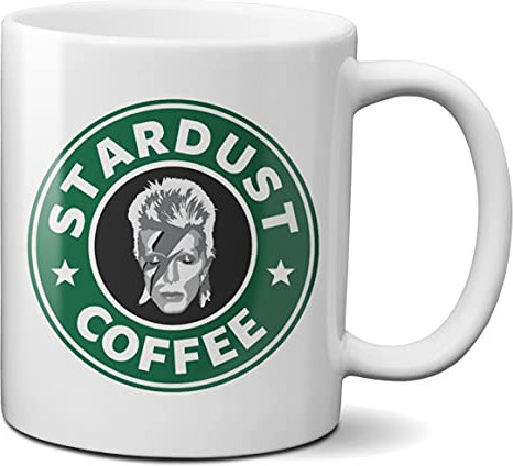 Mugtime (TM) - Stardust Coffee Mug - Ceramic 330ml 11oz Mug Cup Music Rock