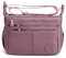 FANDARE Casual Schultertasche Damen Leichte Umhängetasche Wasserdicht Nylon für Sporttasche Arbeitstasche Reise Freizeit Crossbody Bag Rosa