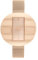 Calvin Klein Analog Quarzuhr für Damen mit Rotgoldfarbenes Edelstahl-Mesh-Gliederarmband - 25200017
