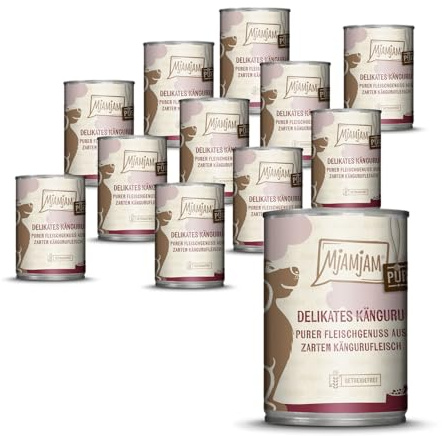 MjAMjAM - purer Fleischgenuss - delikates Känguru pur 12 x 400 g