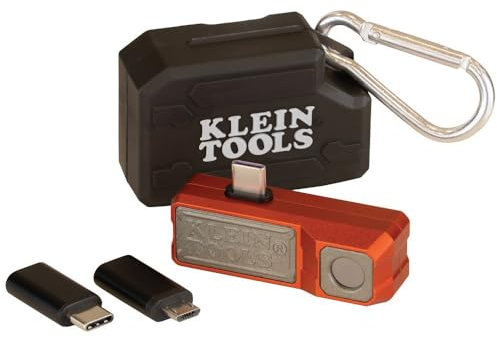 Klein Tools Termocamera TI220 per dispositivi Android, termocamera 10.800 pixel, tre tavolozze di colori, temperature alte/basse