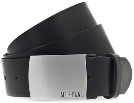 MUSTANG Classic Belt W100 Black - kürzbar