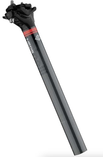 Cinelli Neos Carbon Sattelstütze, Schwarz/Rot, 27,2 mm