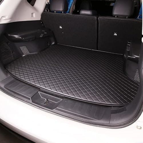 VURB Cuero De Funda De Maletero De Coche Protector Maletero para S-Eat Ateca Arona Ibiza Leon Toledo Leon ST Cupra Exeo, Cubre Maletero Accesorios Funda De Maletero,Black