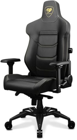 COUGAR Armor EVO ROYAL Voll Verstellbarer Gaming-Stuhl mit unvergleichlichem Komfort für PC und Video – Schwarz (Armor EVO Royal)