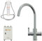 QETTLE Signature Modern 4-in-1 Instant Boiling Water Tap | True Boiling, Filtered Cold, Mains Hot & Cold (Stainless Steel, 2 Litre Boiler)