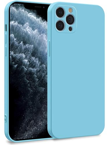 MyGadget Hülle für iPhone 11 Pro Max - Zweilagige Handyhülle mit Kameraschutz - Cover mit Innenfutter & Silikon außen - Türkis
