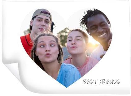 ORWO – Poster selbst gestalten | Poster 30 x 40 cm drucken mit eigenem Bild | gestochen scharfes, mattes Digitaldruckfoto | Fotogeschenk | Foto als Poster (Herz, 30 x 40 (quer))