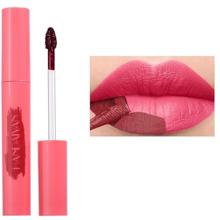 Peel Off Liquid Lipstick, Easy Peel & Reveal Lip Stain, Waterproof Long Lasting Peel Off Mask Lip Gloss, Lips Tattoo Makeup Beauty (# 04)