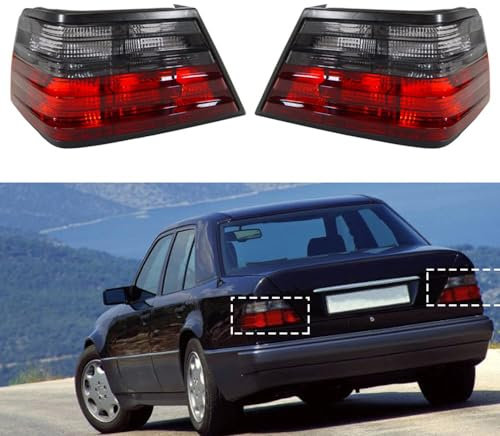INRNT Anhänger Rückleuchten Bremsleuchte für Mercedes Benz W124 E Klasse 1986-1995,wasserdichte Rückleuchten Anhänger Rücklicht Kontrollleucht