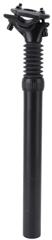 Gefederte Sattelstütze aus Aluminiumlegierung, Verstellbarer Absorber-Dämpfer-Stützen-Ersatz für Mountainbiken (30.9*350MM)
